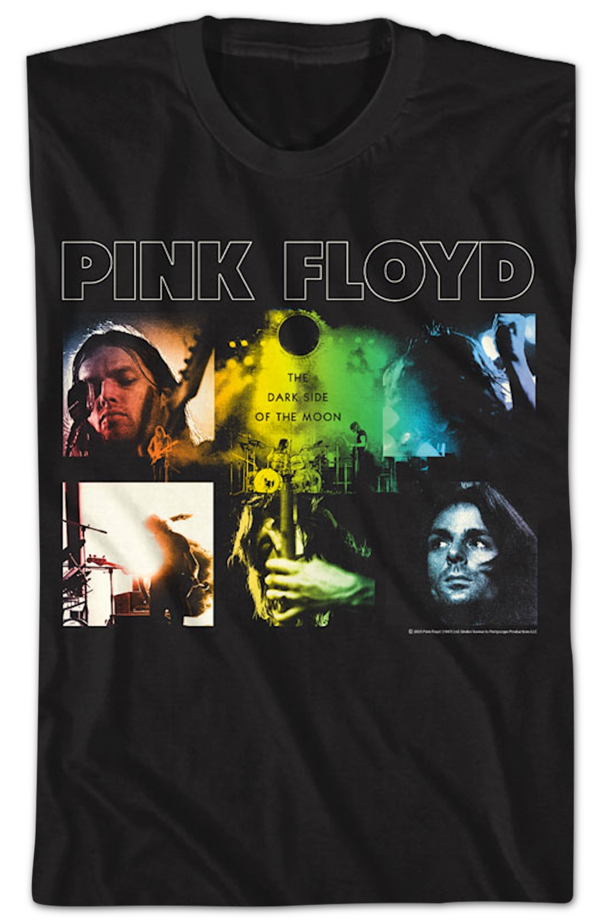 Dark Side of the Moon Band Collage Pink Floyd T-Shirt product image 2
