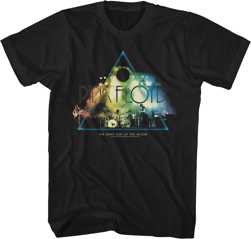 Dark Side of the Moon Concert Prism Pink Floyd T-Shirt product image 1