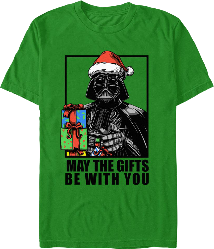 Darth Vader May The Gifts Be With You Star Wars T-Shirt product image 1