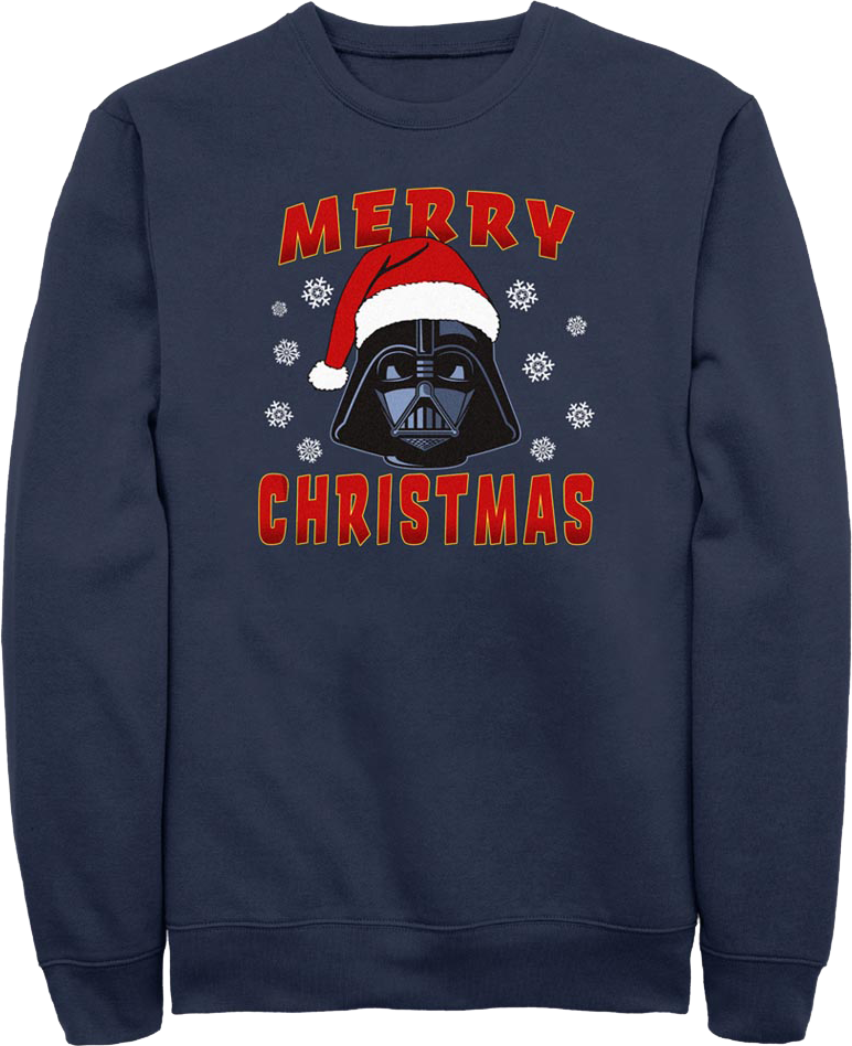 Darth Vader Merry Christmas Star Wars Sweatshirt product image 1