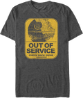 Death Star Out Of Service Wars T-Shirt product image 1