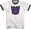 Decepticons Classic Logo Transformers Ringer Shirt product image 1