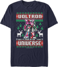 Defender of the Universe Faux Ugly Christmas Sweater product image 1