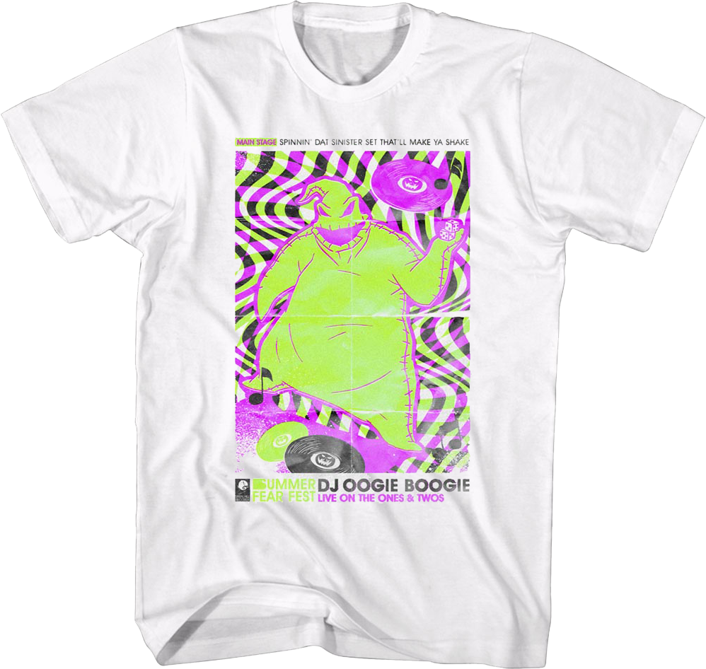 DJ Oogie Boogie Nightmare Before Christmas T-Shirt product image 1