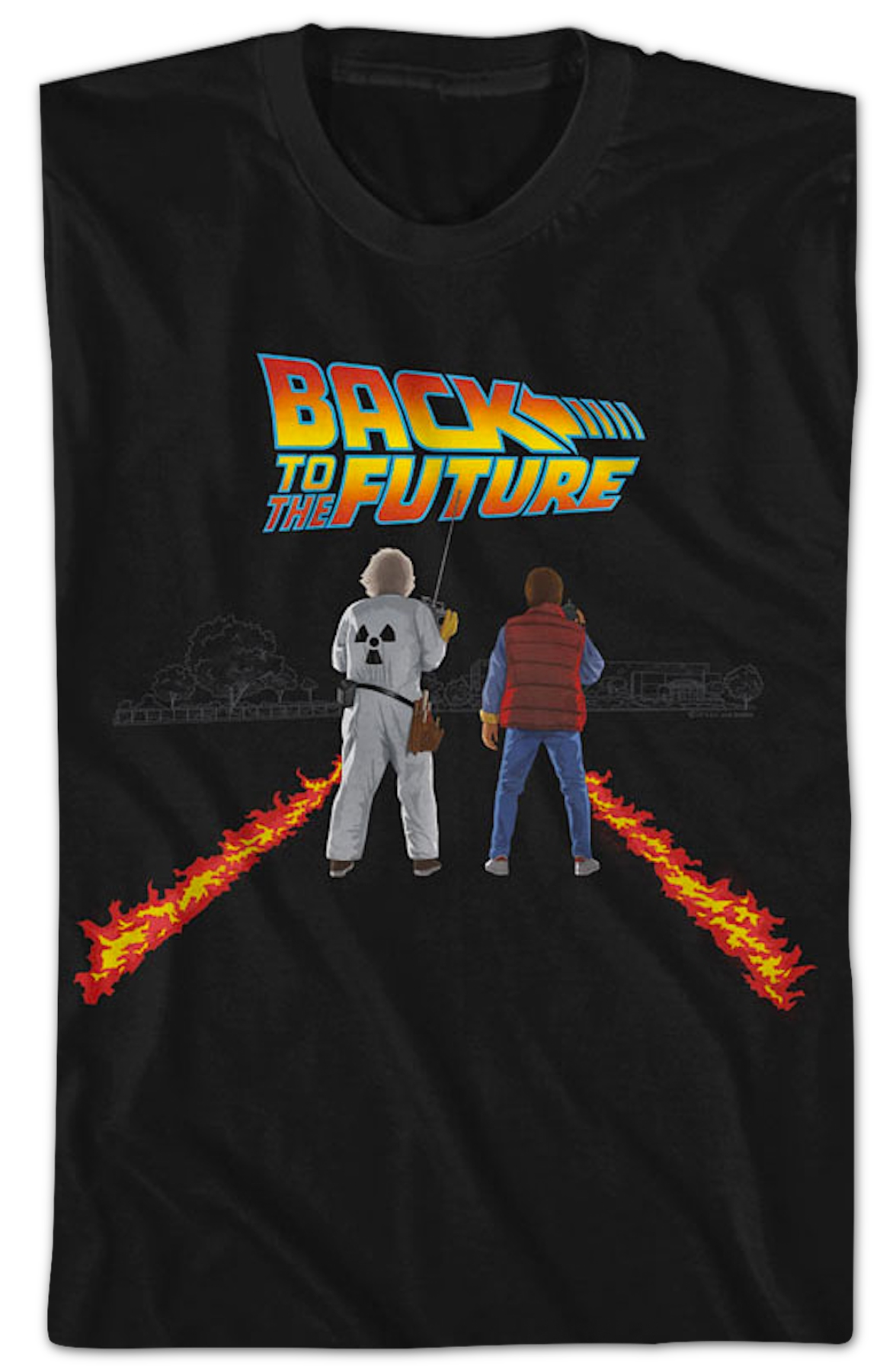 Doc And Marty Fire Streaks Back To The Future T-Shirt product image 2