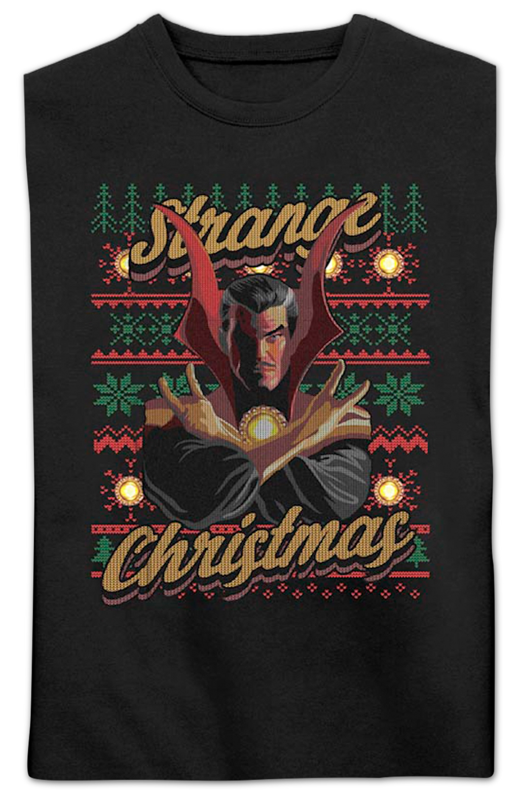 Doctor Strange Faux Ugly Christmas Sweater Marvel Comics product image 2