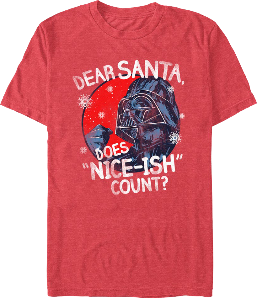 Does "Nice-Ish" Count? Darth Vader Star Wars T-Shirt product image 1