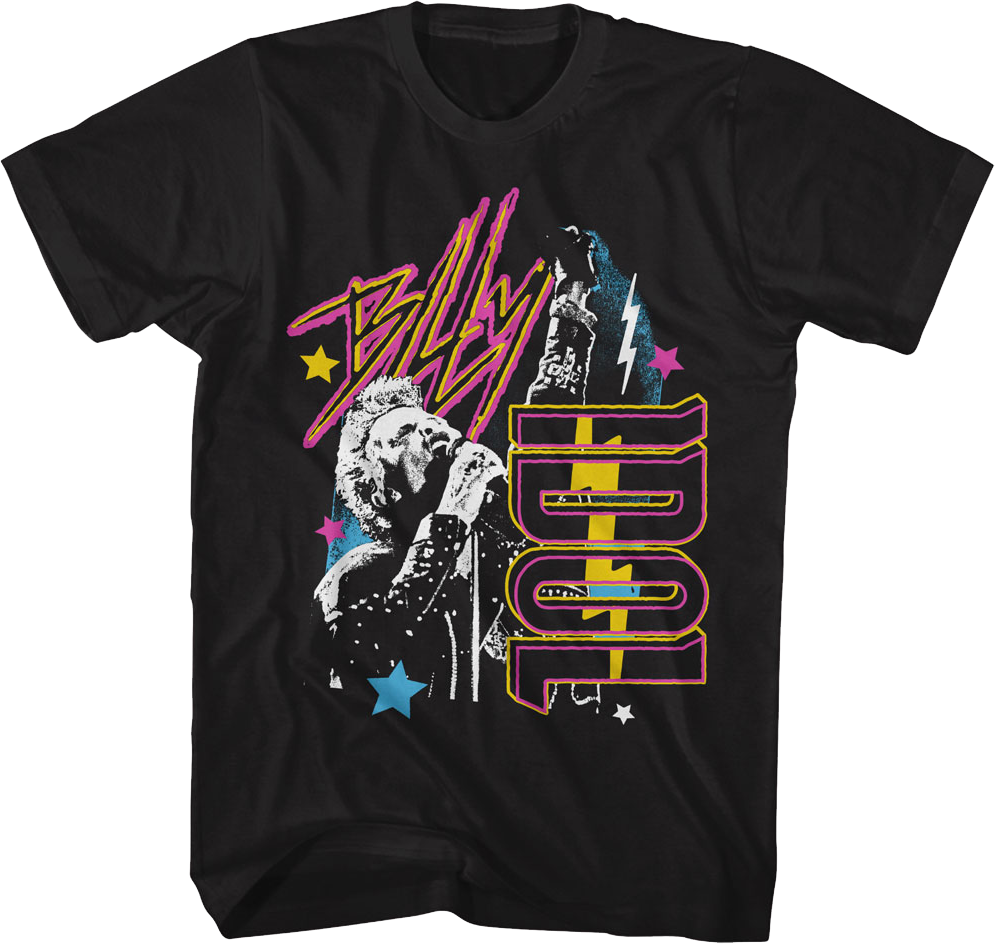 Electric Shapes Billy Idol T-Shirt product image 1
