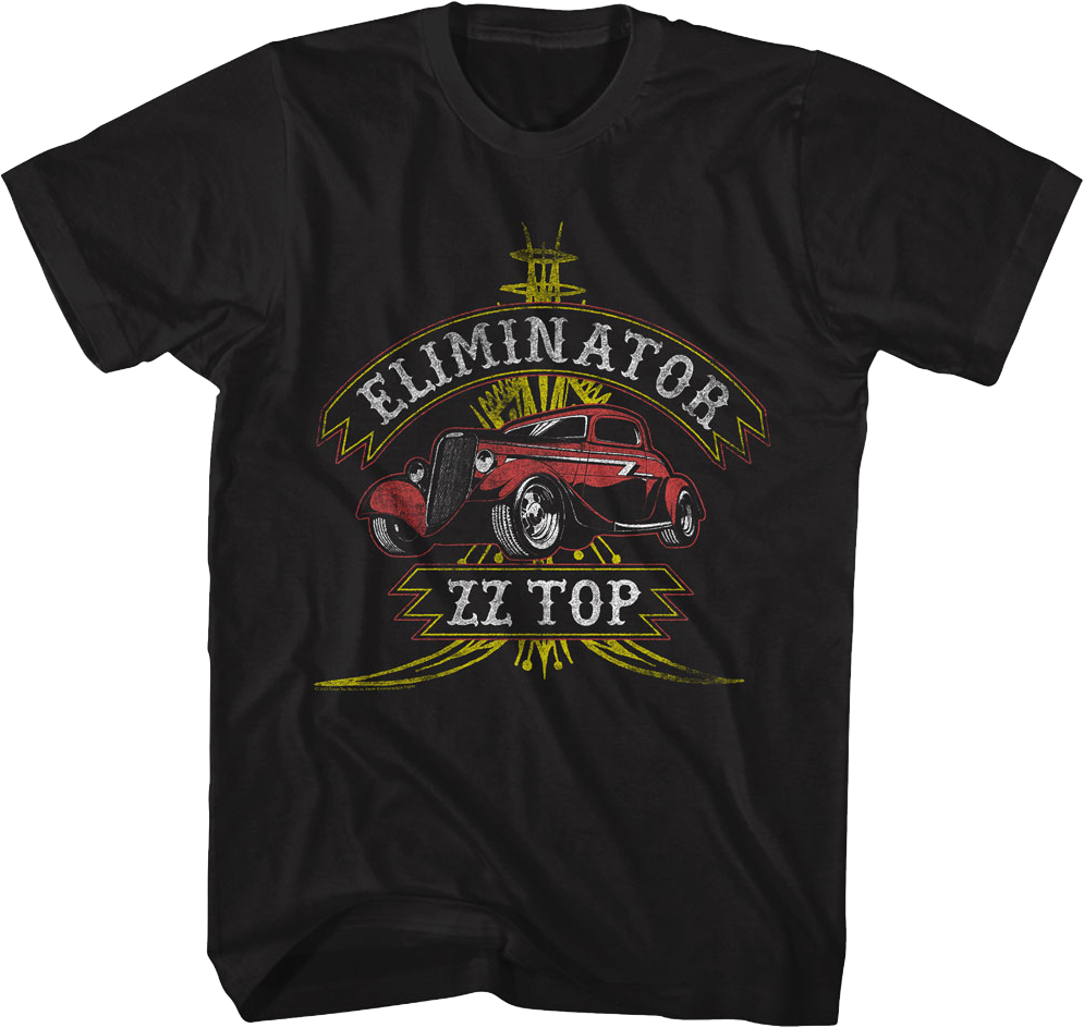Eliminator Car ZZ Top T-Shirt product image 1