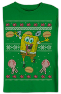 Faux Ugly Christmas Sweater SpongeBob SquarePants Sweatshirt product image 1
