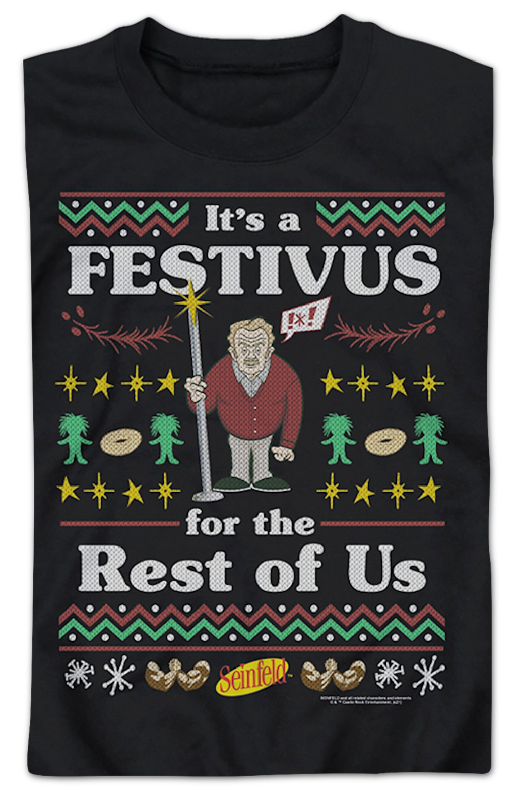 Faux Ugly Festivus Sweater Seinfeld Sweatshirt product image 2