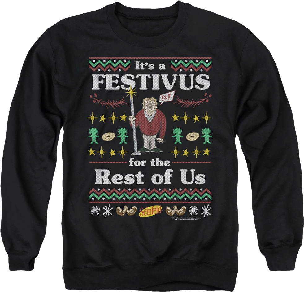 Faux Ugly Festivus Sweater Seinfeld Sweatshirt product image 1