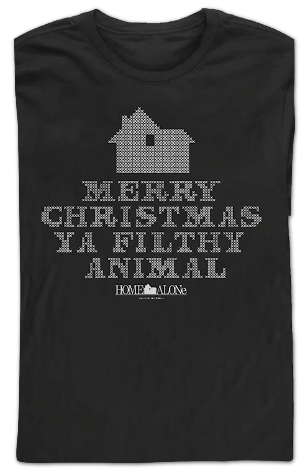 Faux Ugly Knit Christmas Sweater Home Alone Long Sleeve product image 2