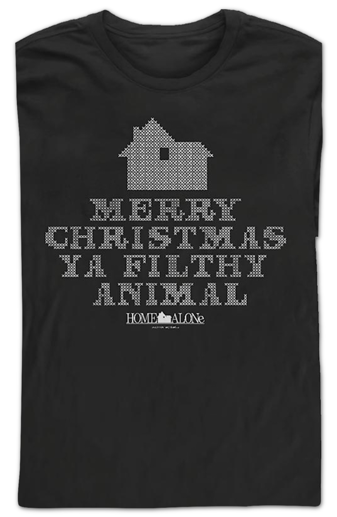 Faux Ugly Knit Christmas Sweater Home Alone Long Sleeve product image 2
