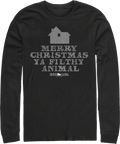 Faux Ugly Knit Christmas Sweater Home Alone Long Sleeve product image 1