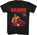 First Blood Part II Tagline Poster Rambo T-Shirt