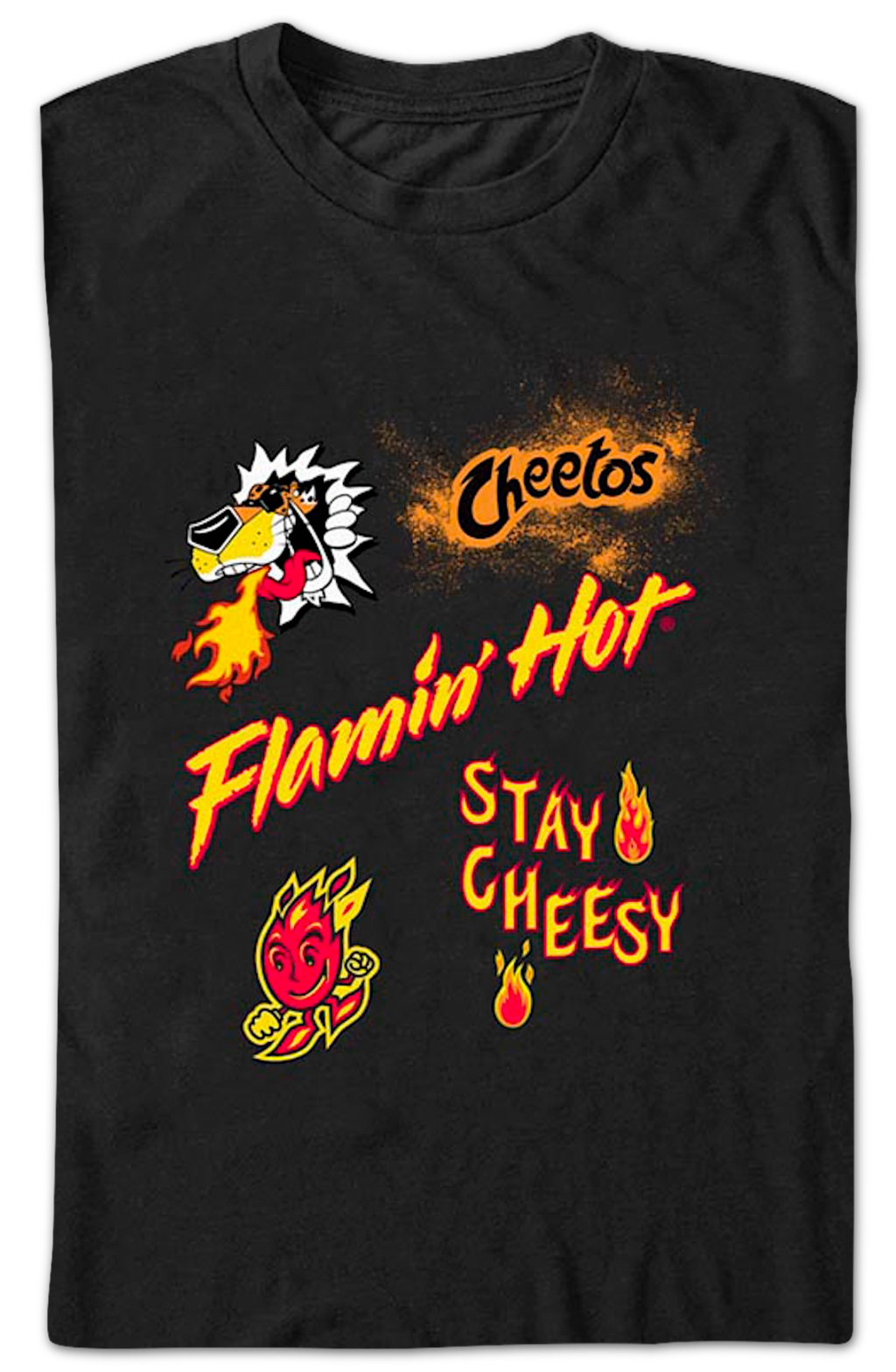 Flamin' Hot Stay Cheesy Cheetos T-Shirt product image 2