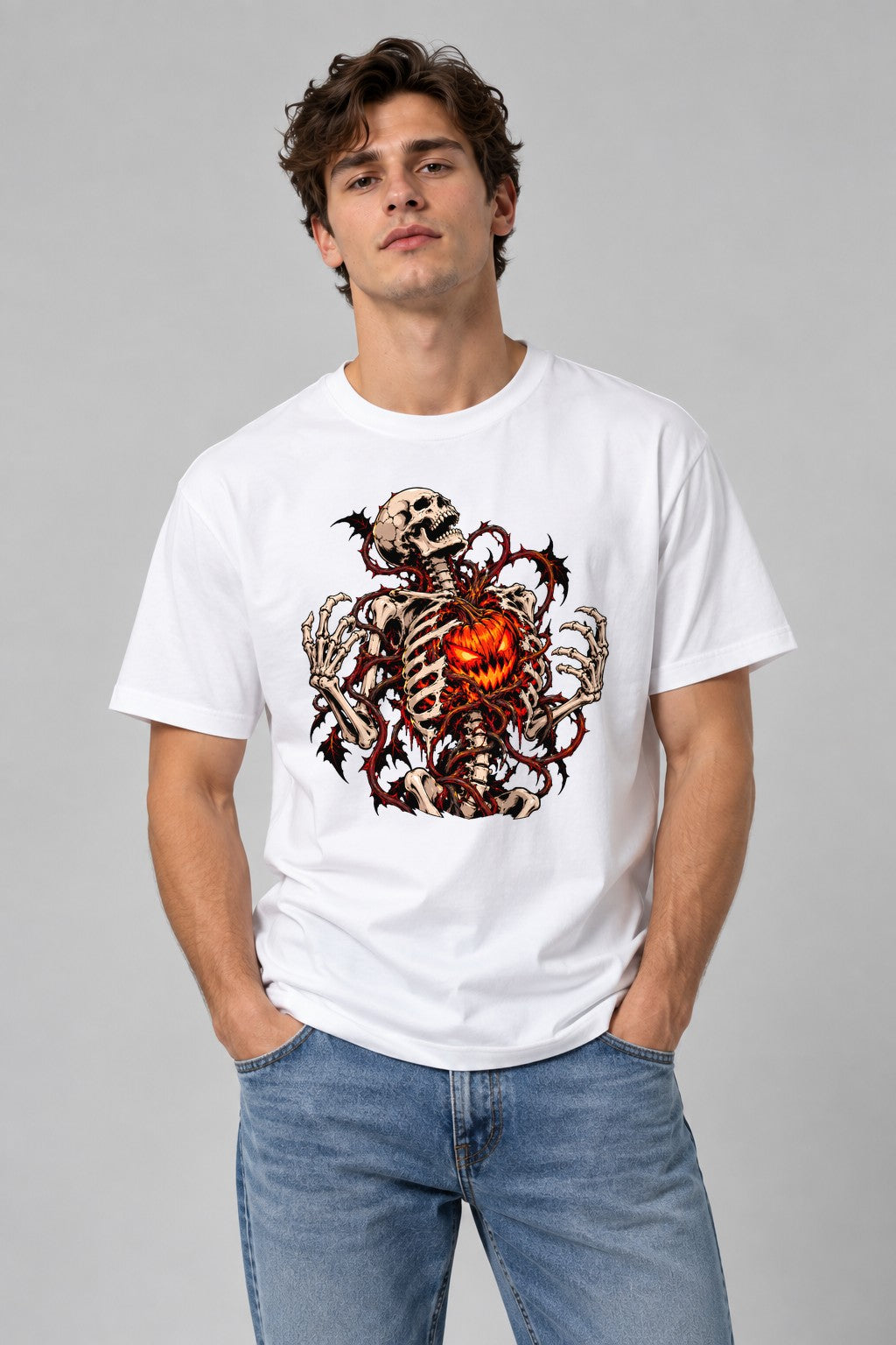 Flaming Heart Skeleton product image 1