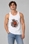 Flaming Heart Skeleton