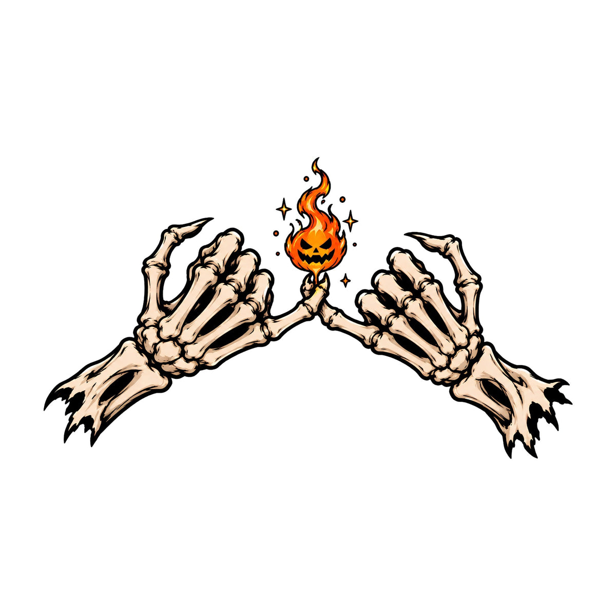 Flaming Skeleton Hands product image 3