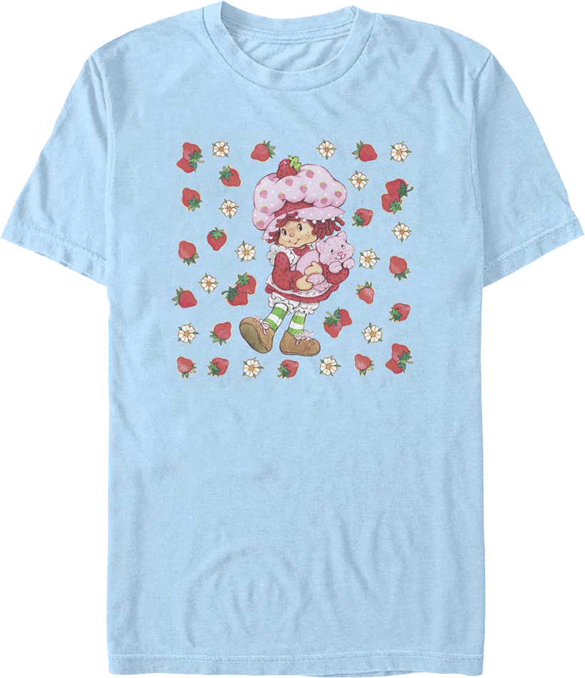 Flower Field Strawberry Shortcake T-Shirt product image 1