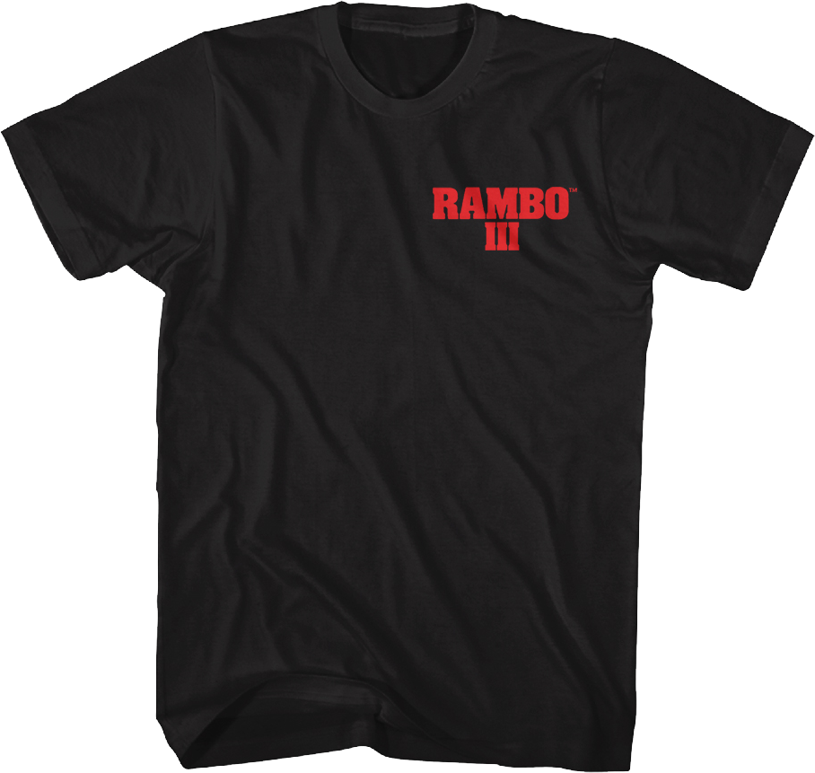 Front & Back Rambo III T-Shirt product image 3