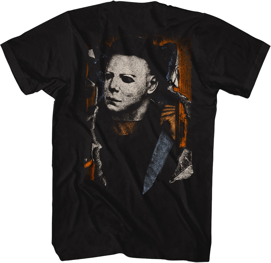 Front & Back The Trick Is To Stay Alive Halloween T-Shirt product image 3
