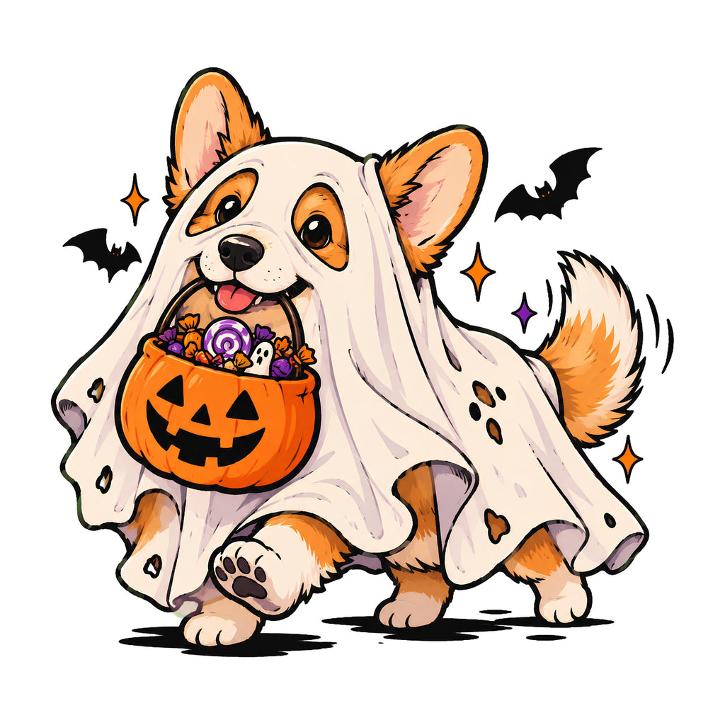 Ghost Corgi Trick or Treat product image 3