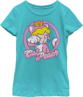 Girls Youth Cat Peach Super Mario Bros. Shirt product image 1