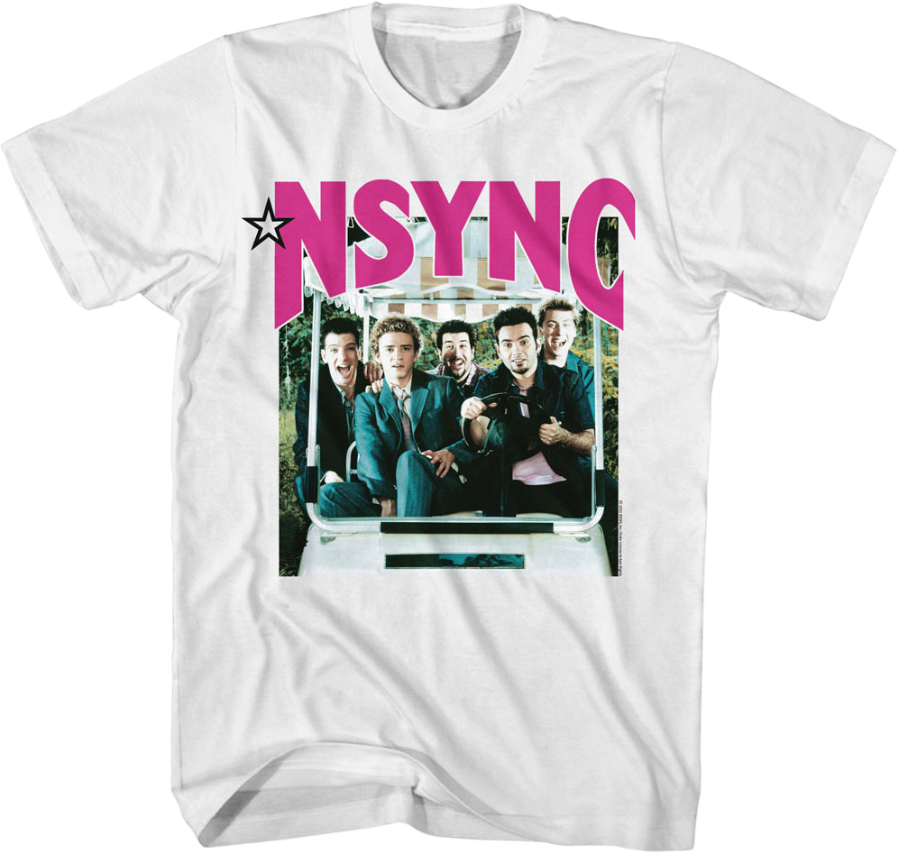 Golf Cart NSYNC T-Shirt product image 1