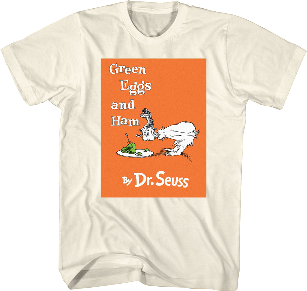 Green Eggs And Ham Cover Dr. Seuss T-Shirt product image 1