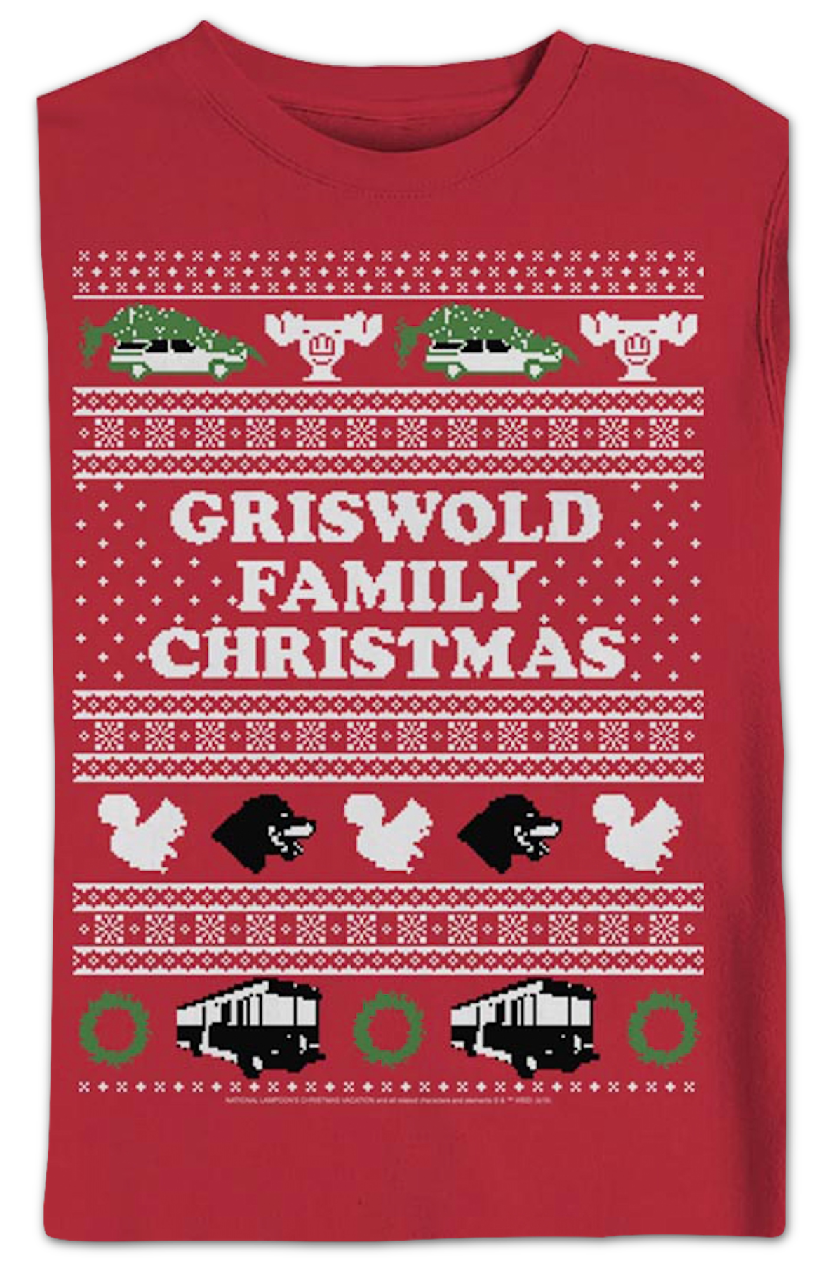 Griswold Faux Ugly Sweater Christmas Vacation Sweatshirt product image 1