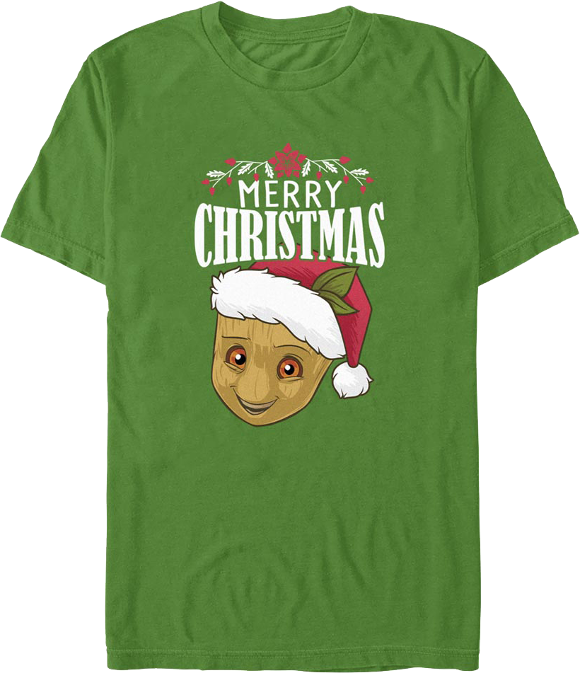 Groot Merry Christmas Guardians of the Galaxy T-Shirt product image 1