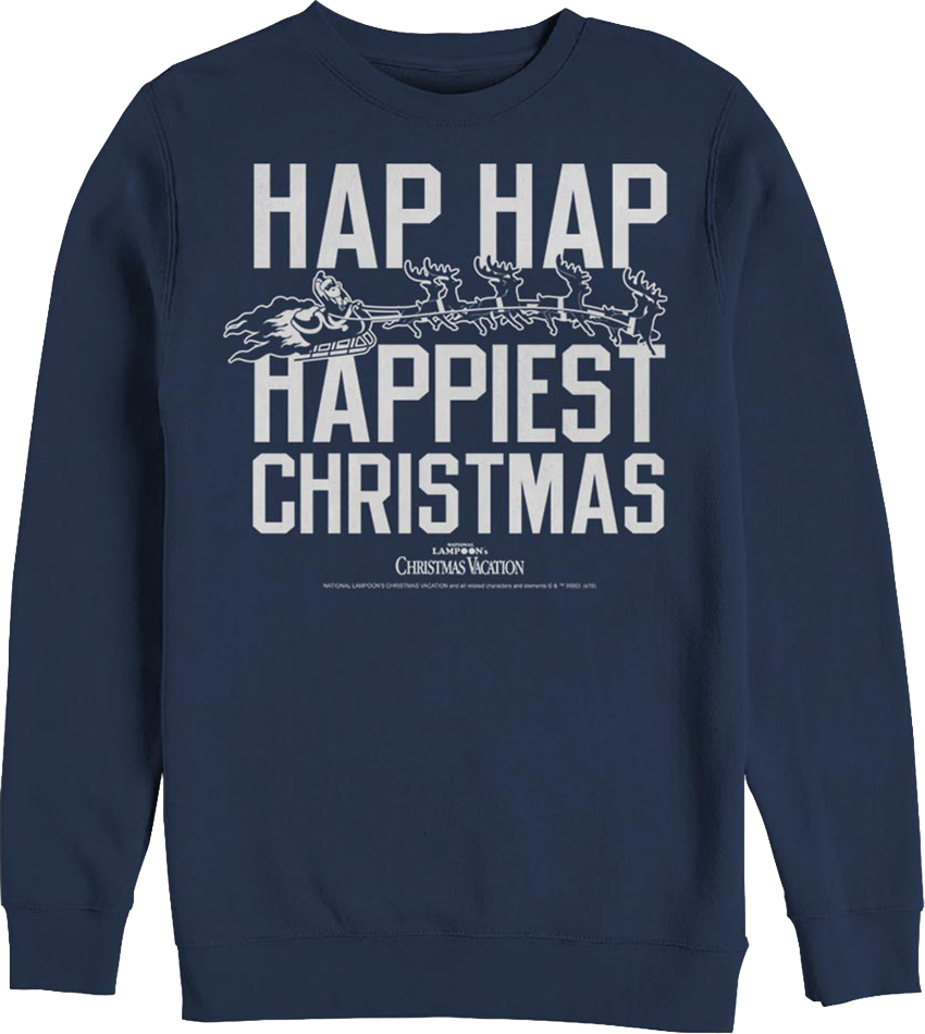 Hap Happiest Christmas Vacation Sweatshirt product image 1