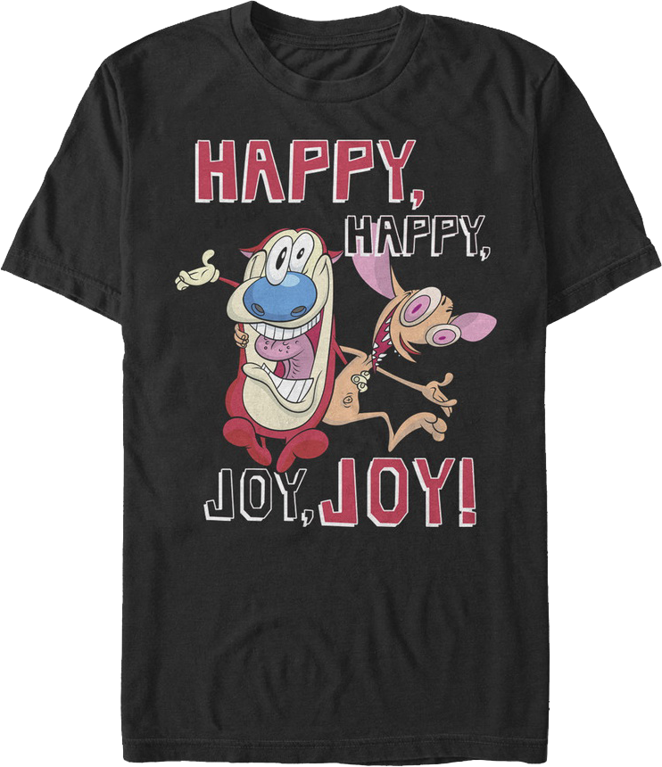 Happy Joy Ren and Stimpy T-Shirt product image 1