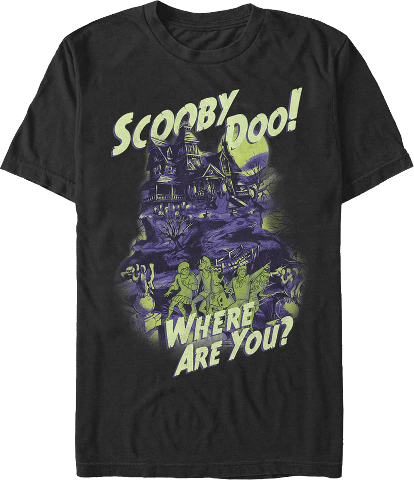 Haunted House Scooby-Doo Where Are You T-Shirt product image 1
