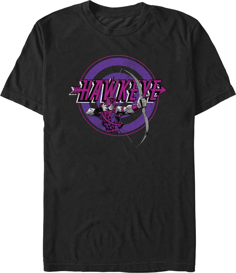 Hawkeye Target Marvel Comics T-Shirt product image 1