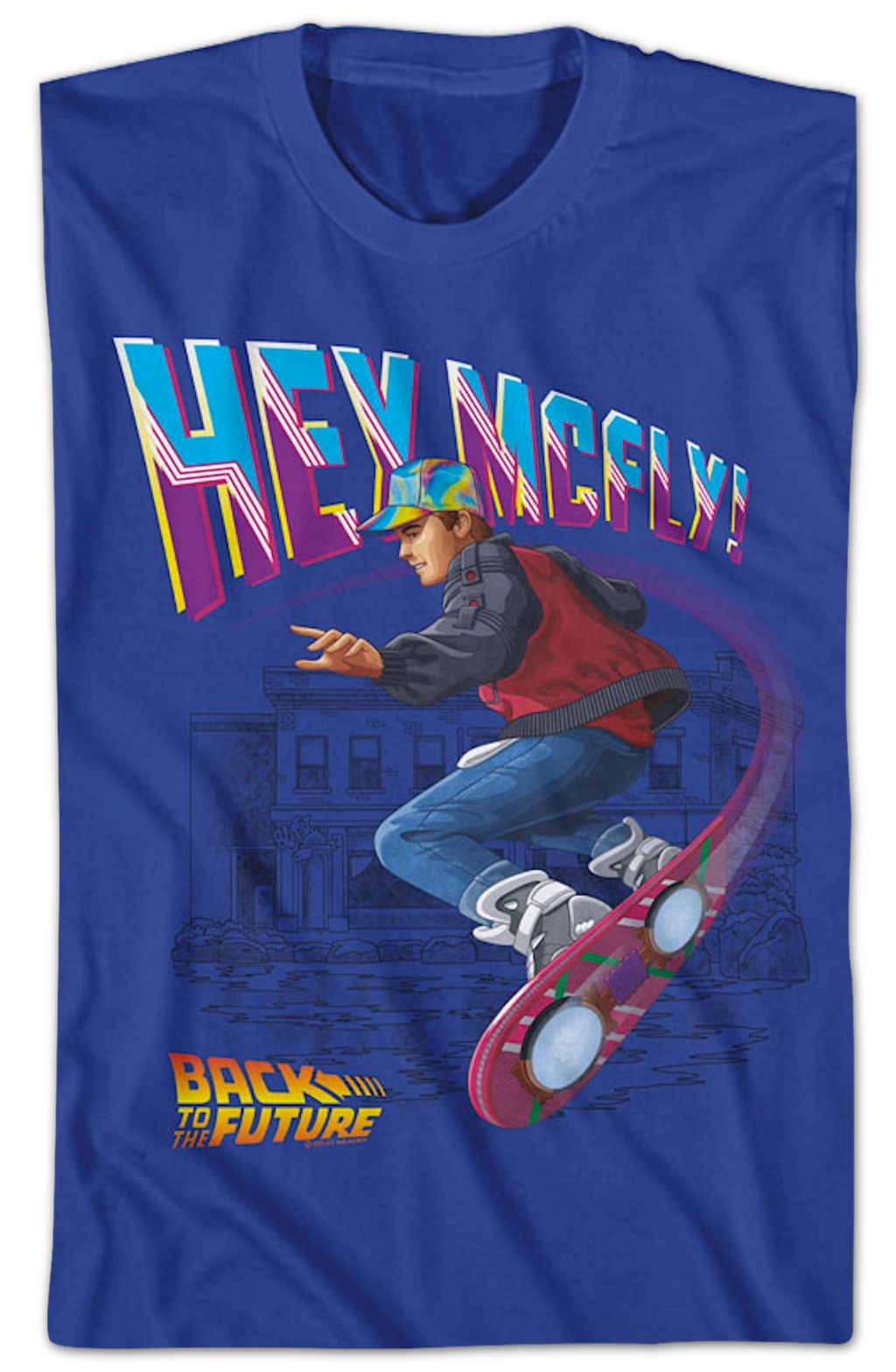 Hey McFly Hoverboard Back To The Future T-Shirt product image 2