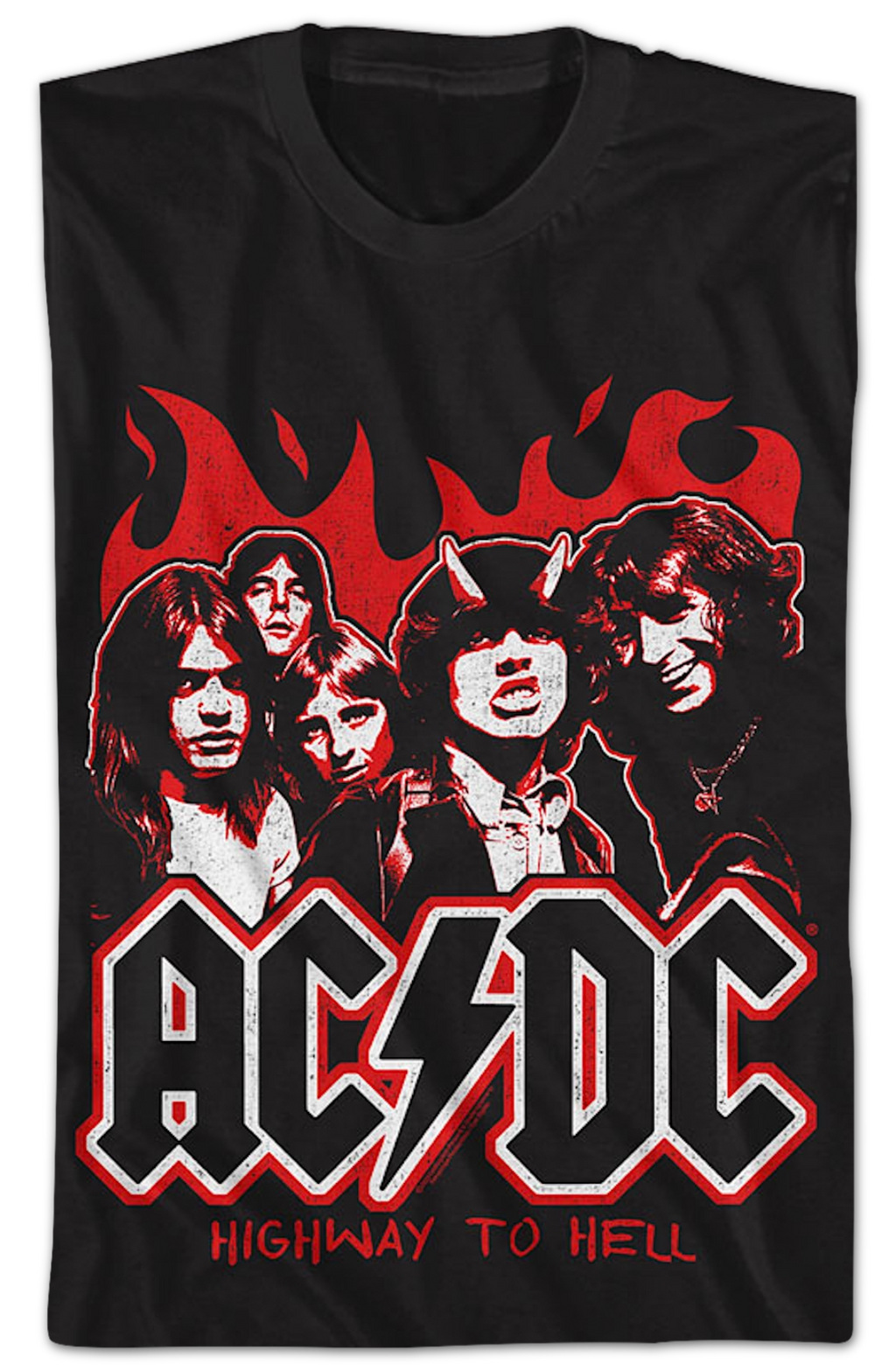 Highway To Hell Flames ACDC Shirt product image 2