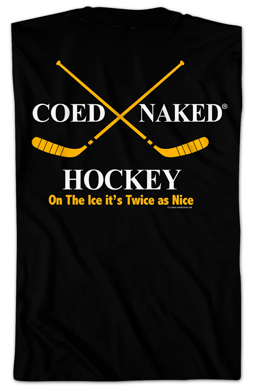 Hockey On The Ice Coed Naked T-Shirt product image 2