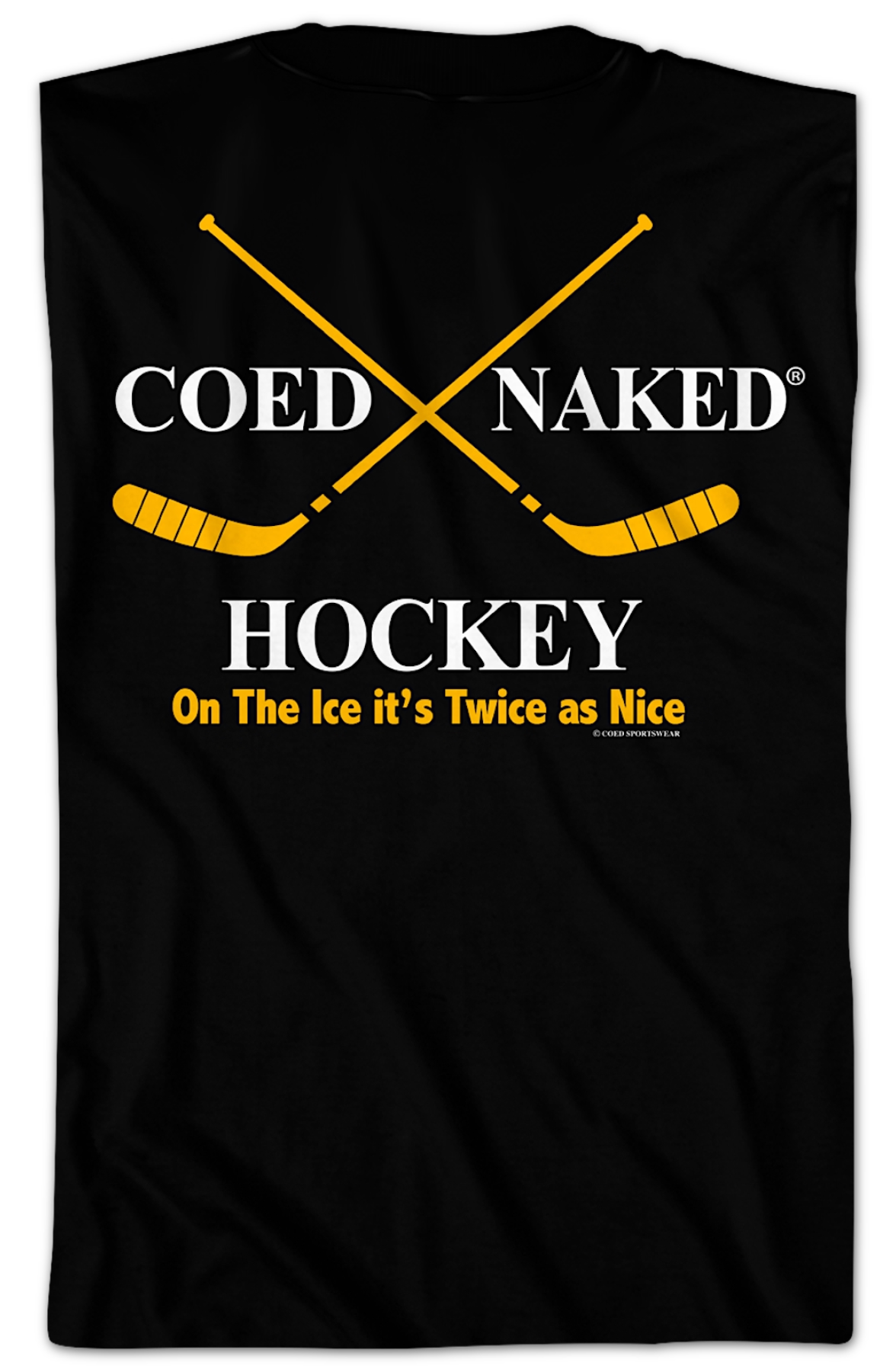 Hockey On The Ice Coed Naked T-Shirt product image 2