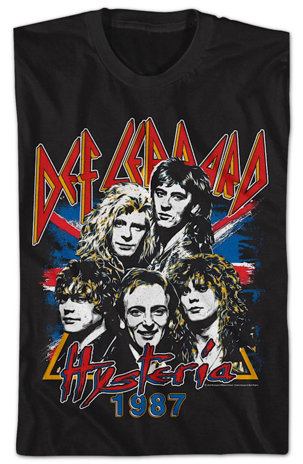 Hysteria 1987 Def Leppard T-Shirt product image 2