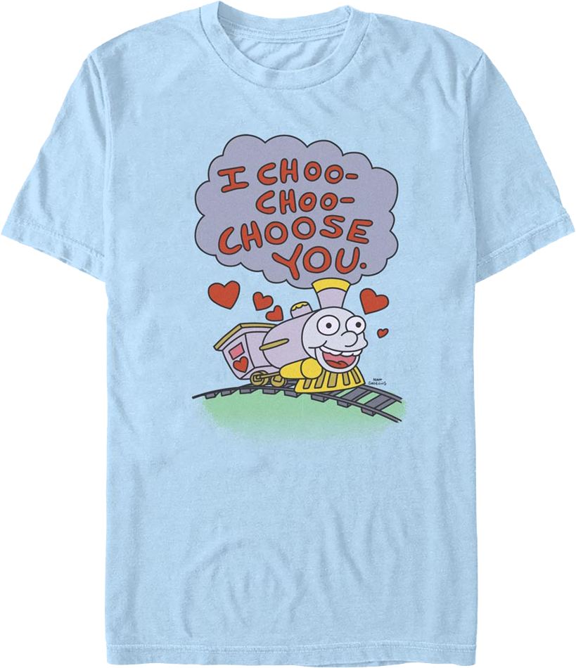 I Choo-Choo-Choose You Simpsons T-Shirt product image 1