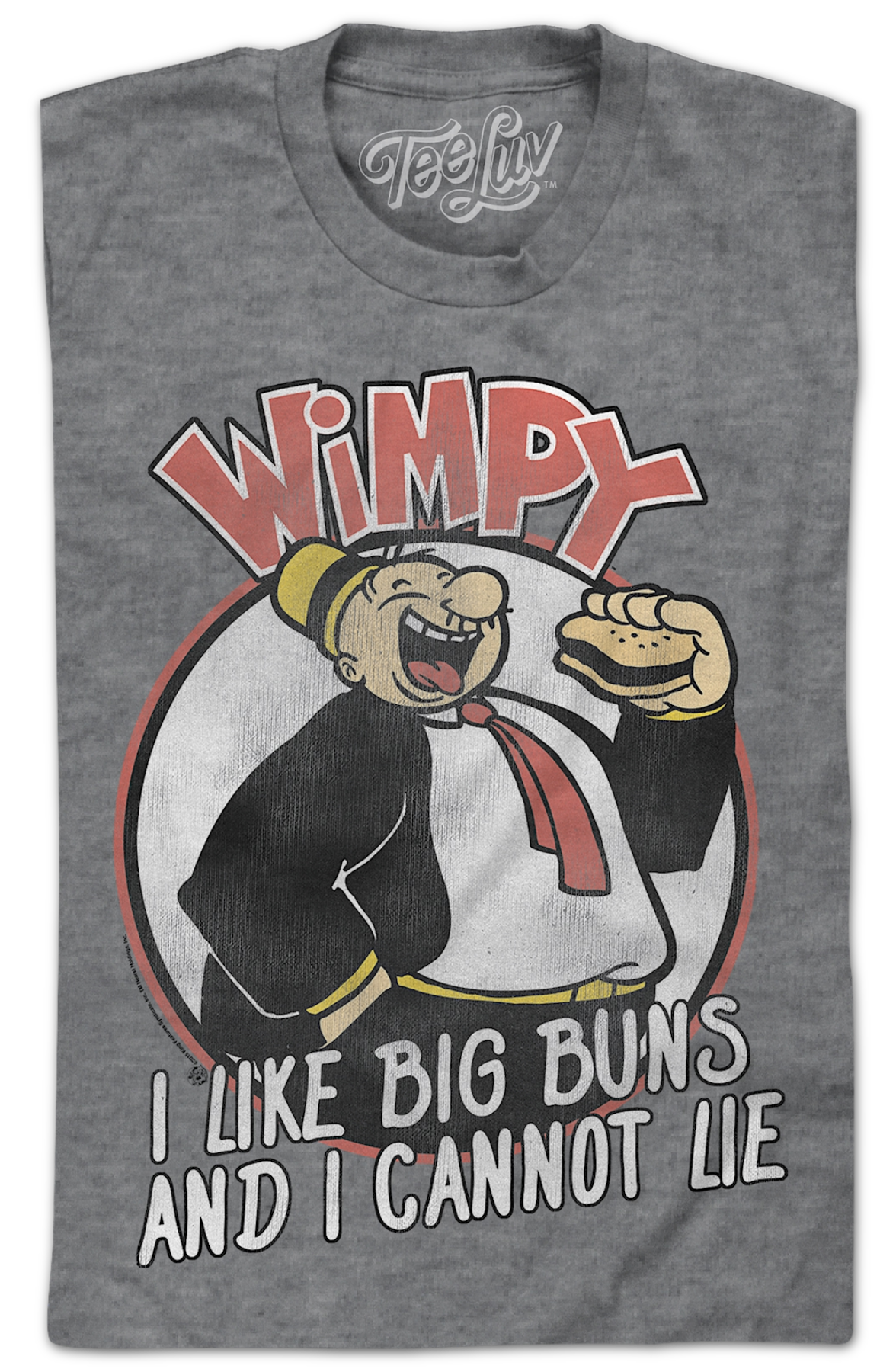 I Like Big Buns And I Cannot Lie Popeye T-Shirt product image 2