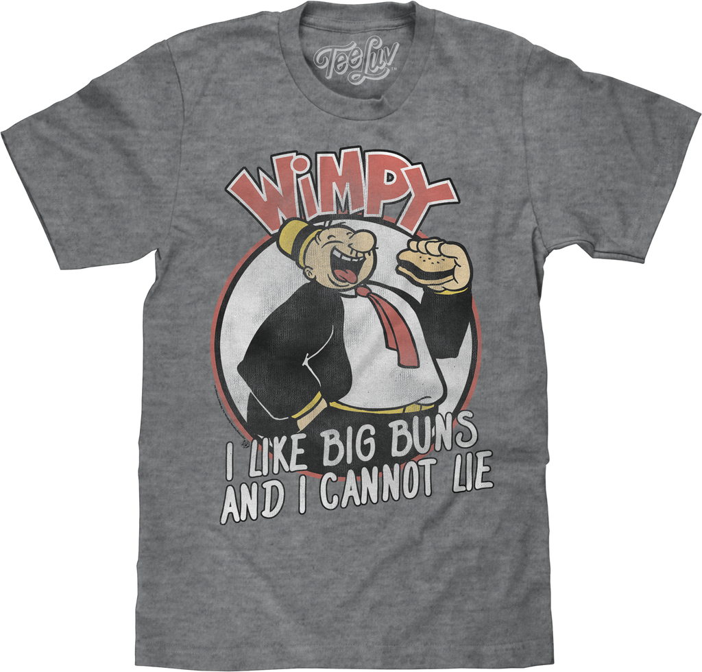 I Like Big Buns And I Cannot Lie Popeye T-Shirt product image 1