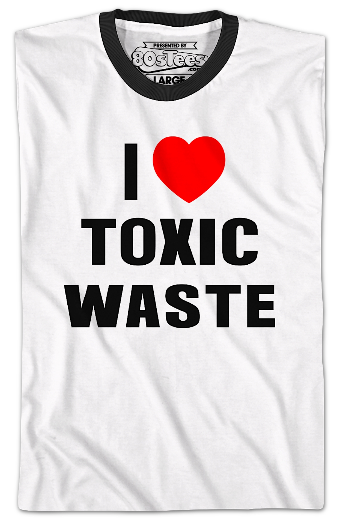 I Love Toxic Waste Real Genius Ringer Shirt product image 2