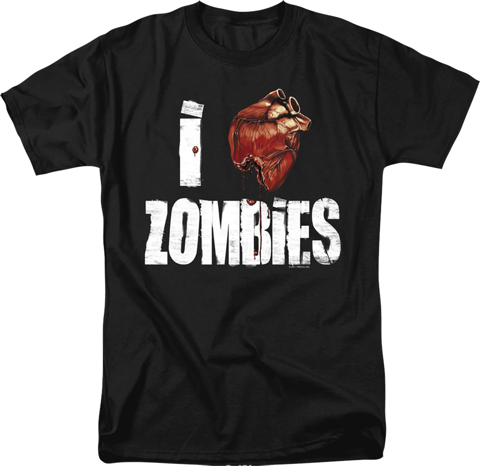 I Love Zombies T-Shirt product image 1