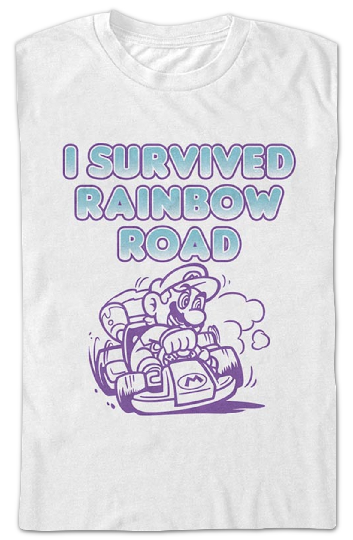 I Survived Rainbow Road Mario Kart T-Shirt product image 2