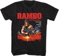 Illustrated Poster First Blood Part II Rambo T-Shirt