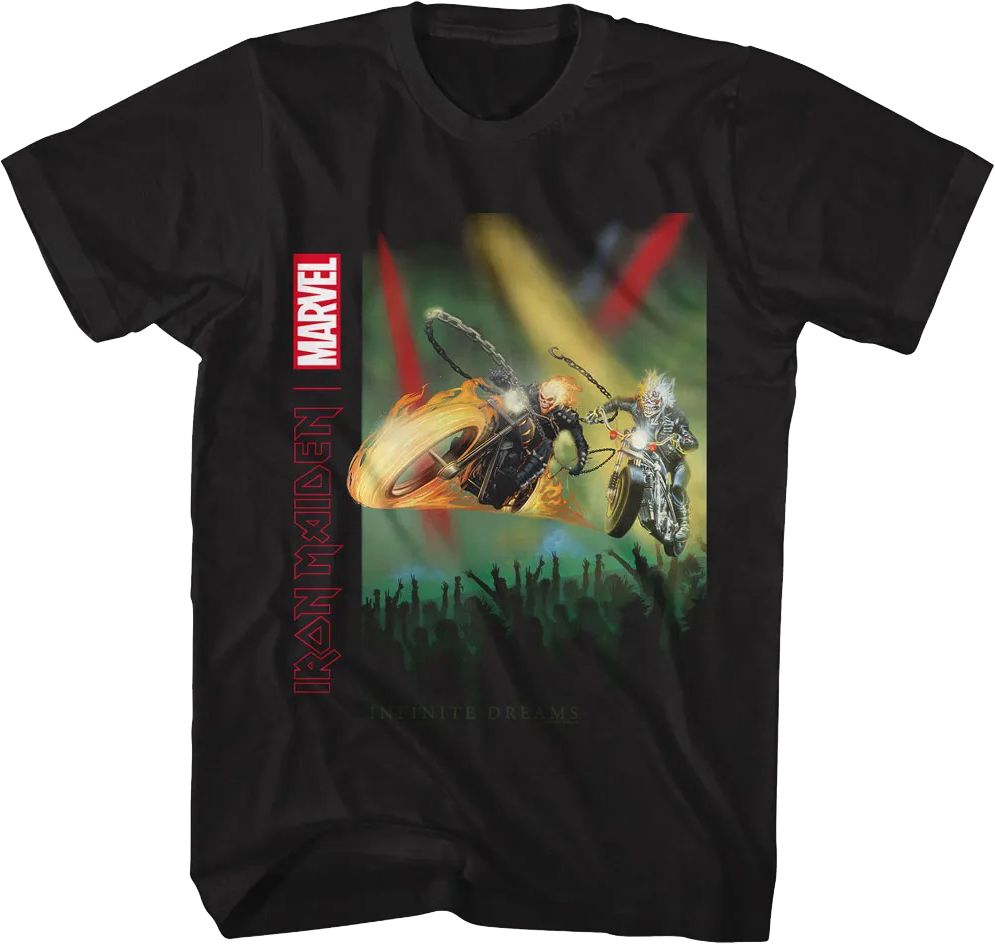 Infinite Dreams Ghost Rider & Iron Maiden T-Shirt product image 1